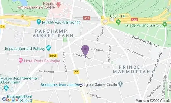 Localisation Roussel Anny