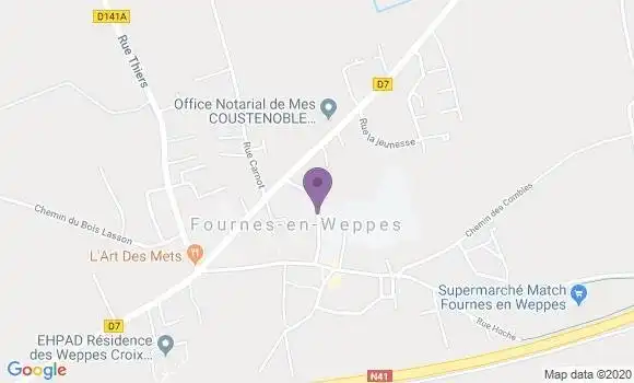 Localisation Deloddere Jules Pierre