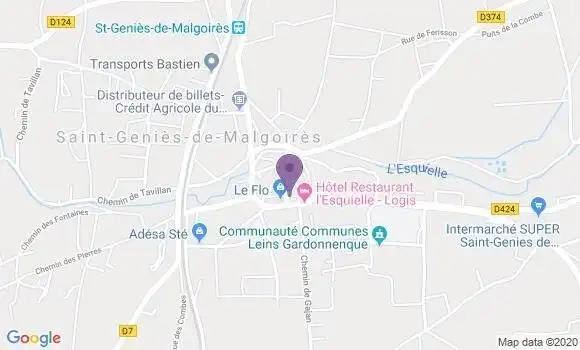 Localisation Castaldin Bernard