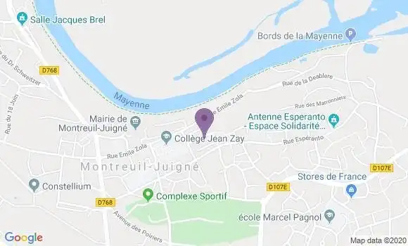 Localisation Maitreheu Benoît