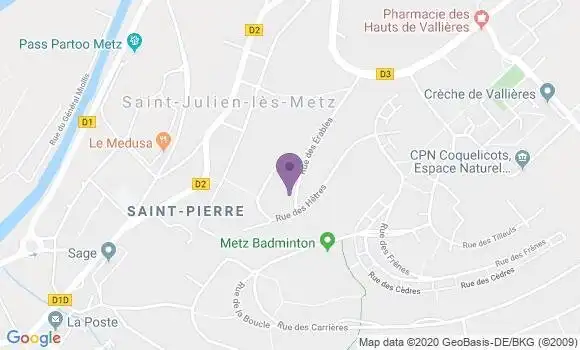 Localisation Blaise Philippe