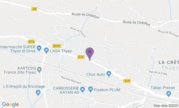 Localisation Chabord Louis