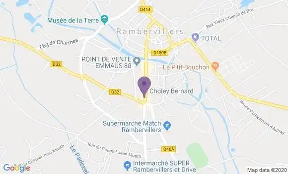 Localisation Choley Bernard