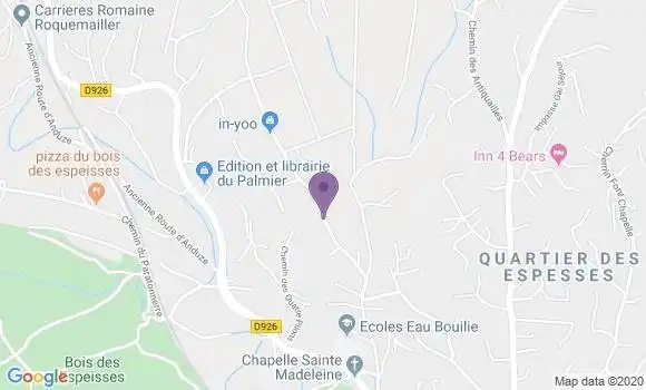 Localisation Clavel Isabelle