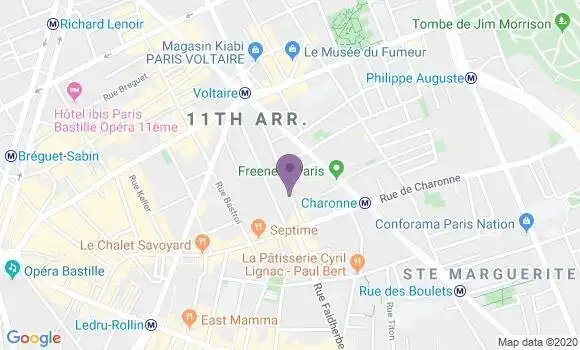 Localisation Veillon Odile