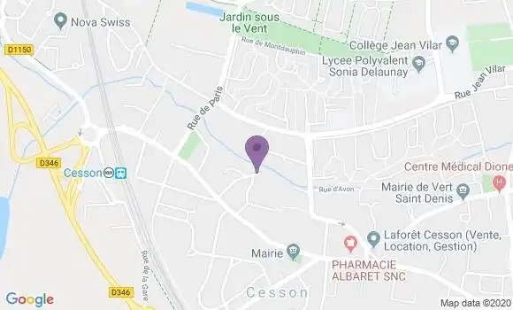 Localisation Assier de Pompignan Paul Marie