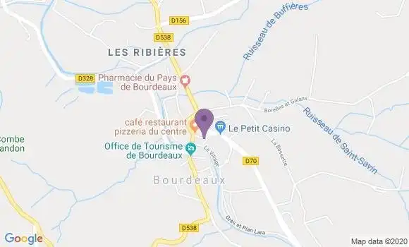 Localisation Peysson Catherine