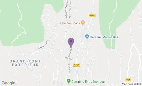Localisation Petit Olivier