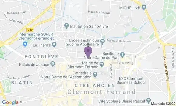Localisation Maillet Isabelle