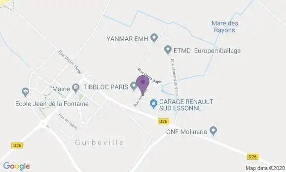Localisation Clerte Jean Louis