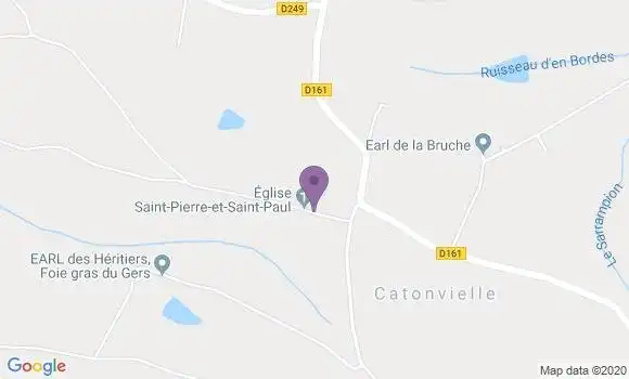 Localisation Cadot Pierre