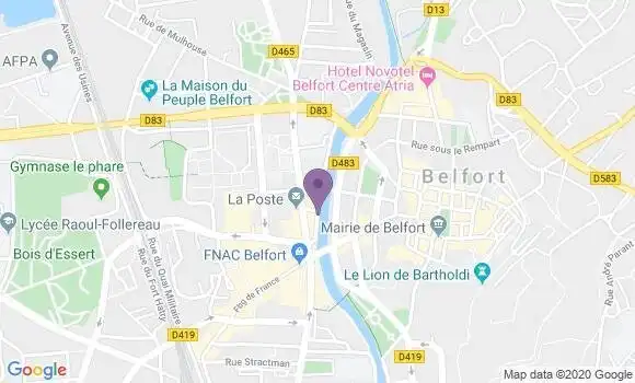 Localisation Calmus Alain
