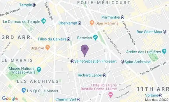 Localisation Castel Jean Pierre