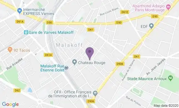 Localisation Dieudonne Arnauld