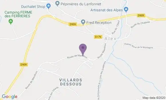 Localisation Boidevaix Catherine