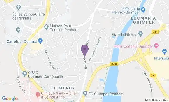 Localisation Jacquin Frances Anne