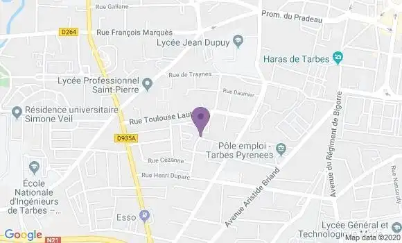 Localisation Fourcade Jean Marc