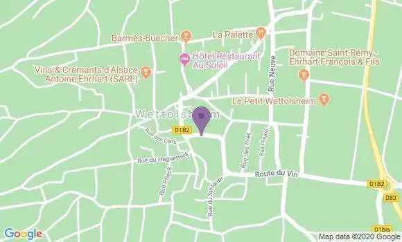 Localisation Barmes Casteleyn Carole