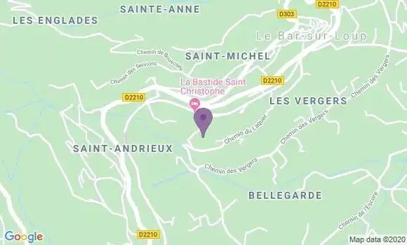 Localisation Mantelin Danielle