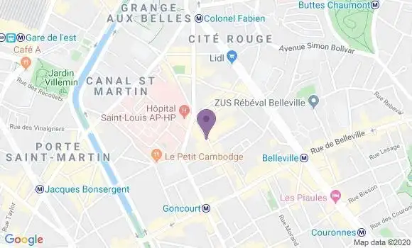 Localisation Van Der Beken Raphaël