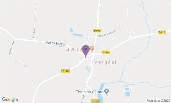 Localisation Theard Michel