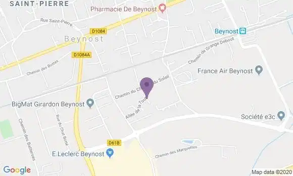 Localisation Perraudin Pierre Albert