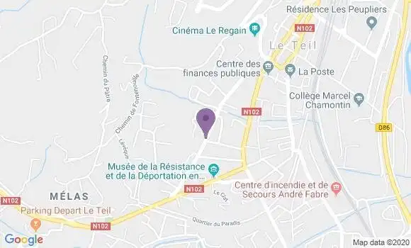 Localisation Arnichand Yolaine