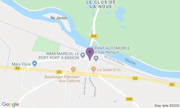 Localisation Philizot Daniel
