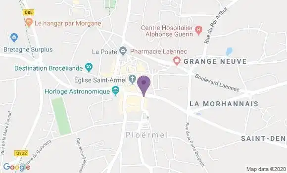 Localisation De la Foye Bernard