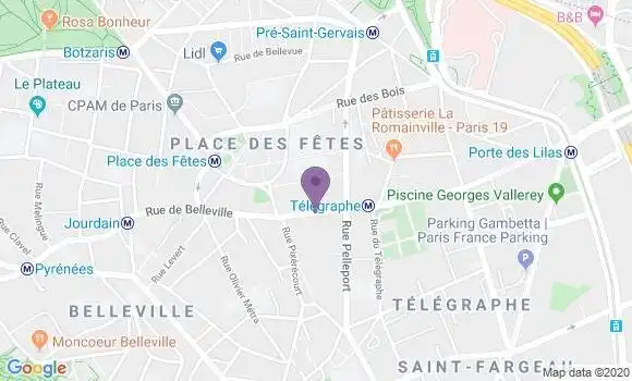 Localisation Lescure Elisabeth