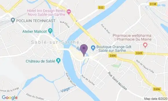 Localisation Dujon Alexandre