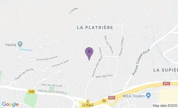 Localisation Bousquet Emmanuelle