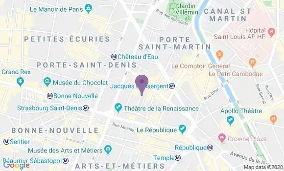 Localisation Benhamou Vincent