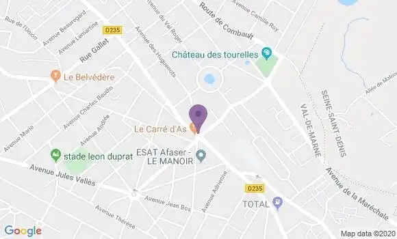Localisation Toni Daniel