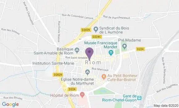 Localisation Mouraire Michel