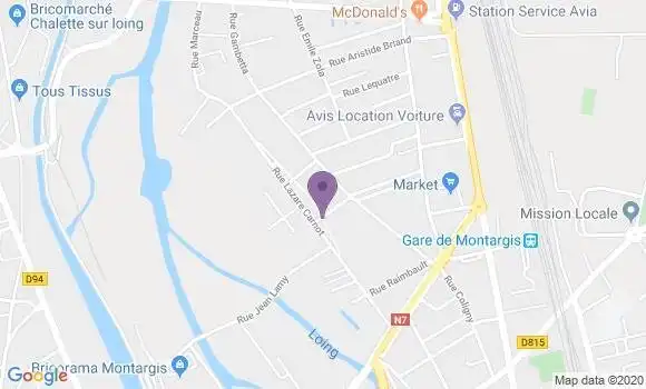 Localisation Carnoy Jean Pierre