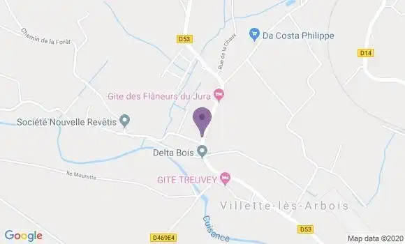 Localisation Perret Isabelle