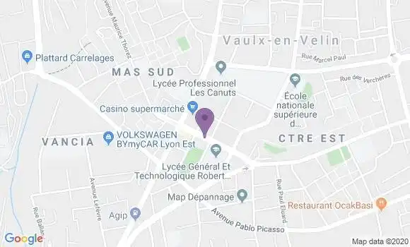 Localisation Duclos Bergami Lysiane
