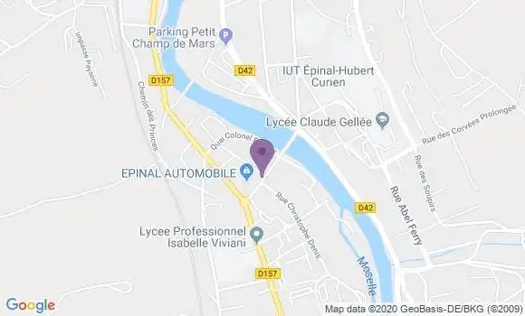 Localisation Mire Nicolas