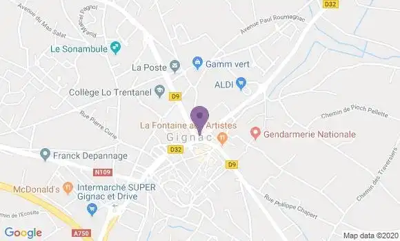 Localisation Gaillard David