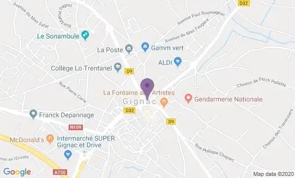 Localisation Granier Christophe