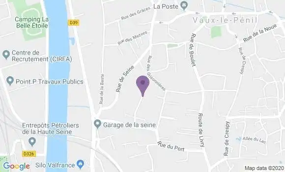 Localisation Crepet Robert