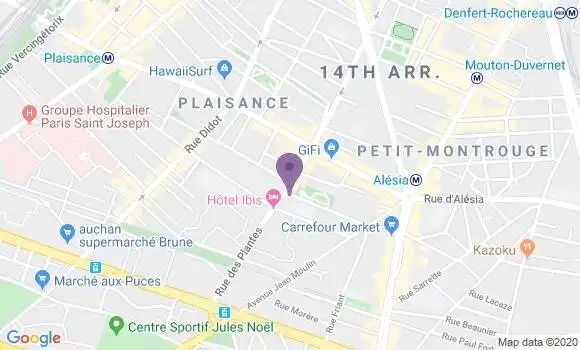 Localisation Godet Christine