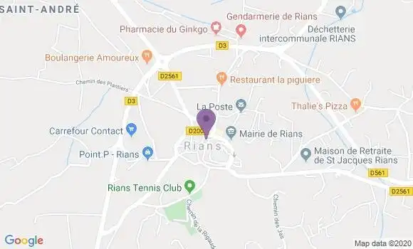 Localisation Simondi Teisseire Jacques