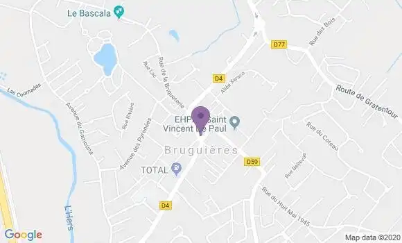 Localisation Calmes Bruno