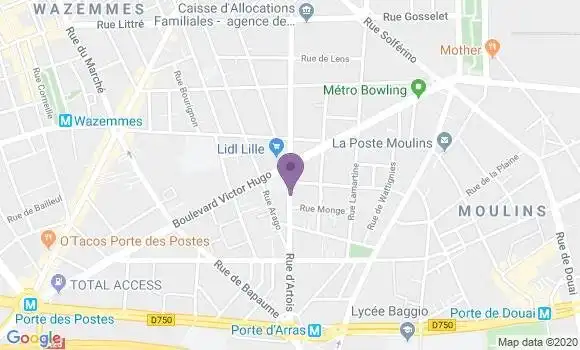 Localisation Tellier Hugues