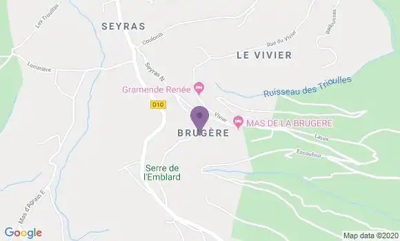 Localisation Baudart Jean Yves