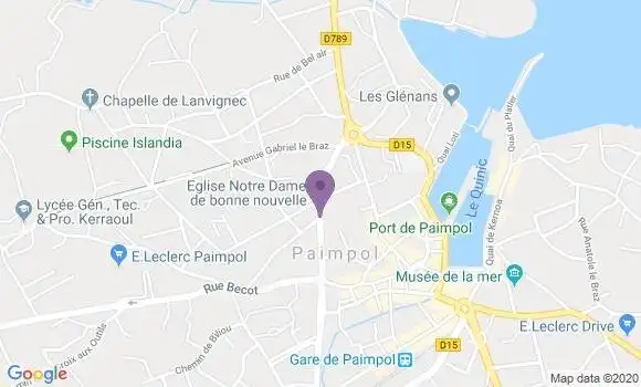 Localisation Le Guevel Yvon