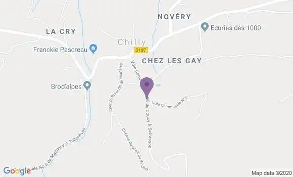 Localisation Monod Géraldine