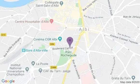 Localisation Auriac Michel